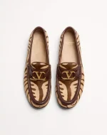 Valentino Vlogo Signature Pony-Effect Calfskin Loafer 20Mm - Image 5